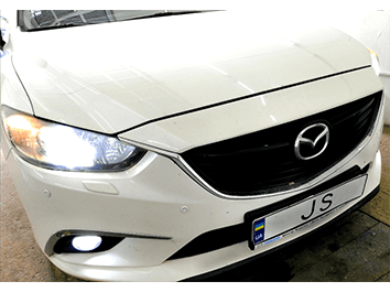 Установка ксенона на Mazda 6 2013