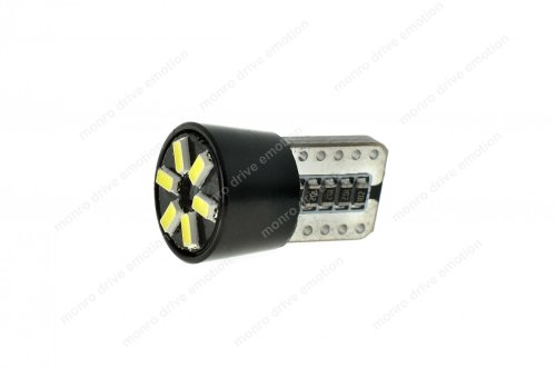 Светодиодная лампочка Т10 CAN (2шт)