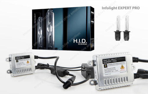 Комплект ксенонового света Infolight Expert Pro + обманка H3 6000K 35W