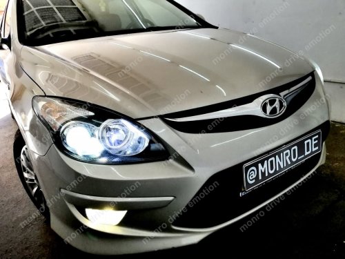 Установка светодиодных ламп Hyundai i30