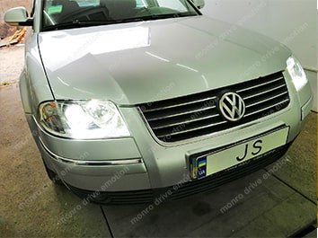 Установка ксенона Volkswagen Passat