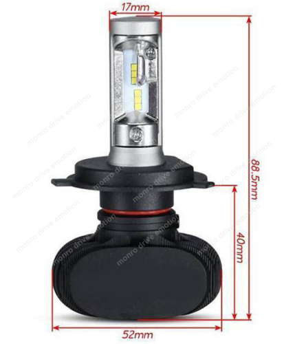 LED Лампа cyclon H4 TYPE 9В (2шт)