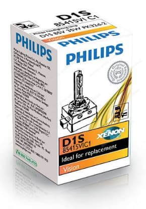 Ксеноновые лампы Philips D1S Vision (1шт)