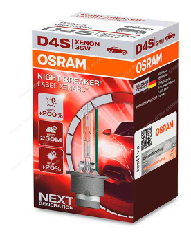 Ксеноновая лампа Osram D4S 66440XNL Night Breaker Laser +200% (1 шт.)