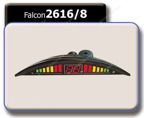 Парковочный радар Falcon Y-2616 black 8