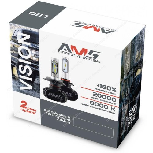 LED лампа AMS Vision-R H7 6000K CSP (2шт)