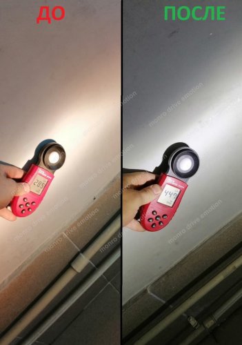 Установка светодиодных ламп Fiat Doblo