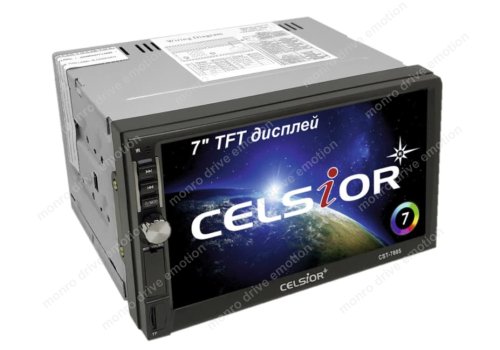 Автомагнитола Celsior CST-7005 с 7" монитором 2-DIN