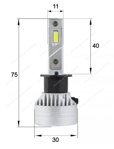 Комплект светодиодных ламп Sho-Me F4 H8 H9 H11 40W