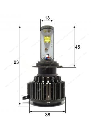 Лампы светодиодные Sho-Me H7 6000K 30W LED G1.1 (2 шт)