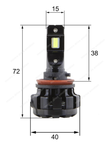 LED лампа Sho-Me G1.6 H-8-9-11 30W (2шт)