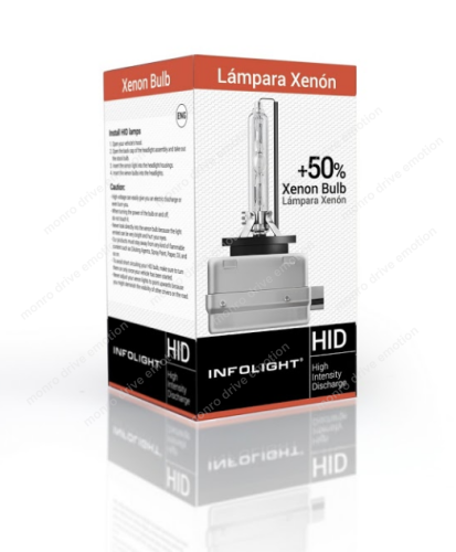 Ксеноновая лампа Infolight D1S (+50%) 5000k 35w
