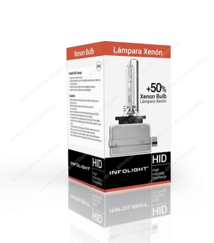 Ксеноновая лампа Infolight D3S (+50%) 4300K (2шт)