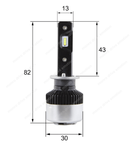Светодиодные лампы Sho-Me G1.6 H1 30W (2шт) 