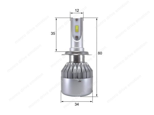 Светодиодные лампы Sho-Me G7.1 H7 6000K 36W (2шт) 
